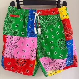 MC2 Saint Barth Bandana Patchwork Swim Trunks